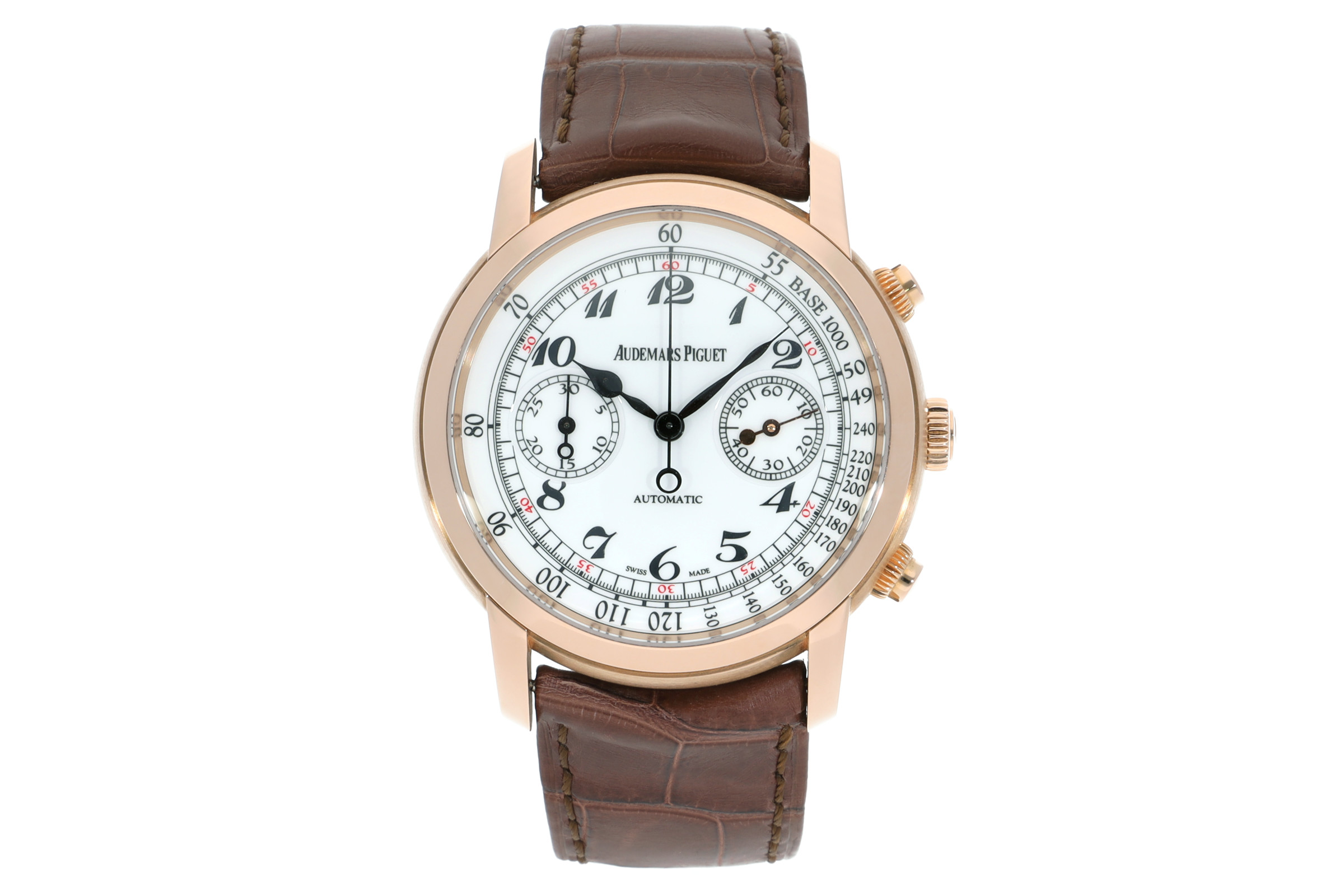 Audemars Piguet Jules Audemars Chronograph chronograph 18 ct red gold automatic Kal. 3124 Ref. 26100OR.OO.D088CR.01
