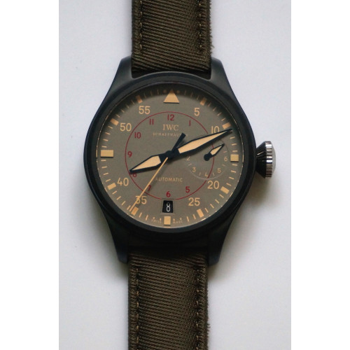 Big Pilot Top Gun Miramar Ceramic Nylon Strap A23J