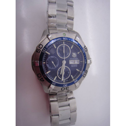 Tag Heuer Aquaracer Chrono DayDate SS Blue