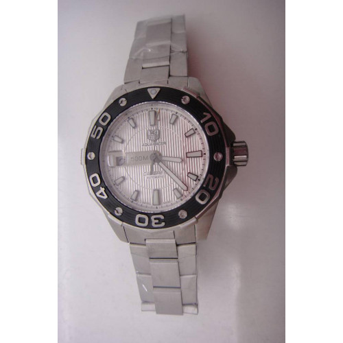 Tag Aquaracer 500m Automatic SS/SS White