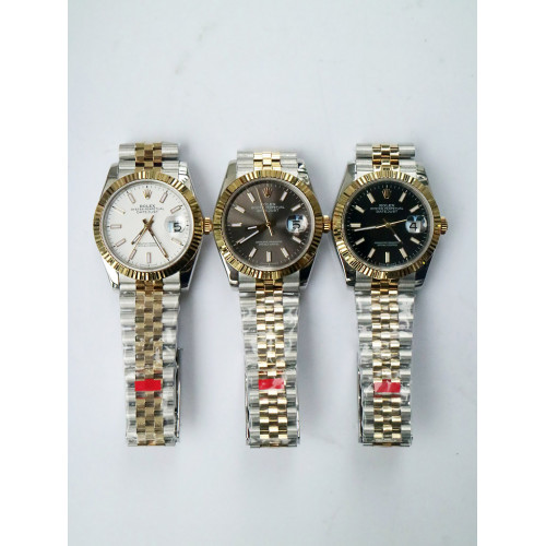 Rolex DateJust 36mm 126231 YG/SS Fluted Bezel Stick Markers *3 Dials* Jubilee Bracelet A2836 & A2813