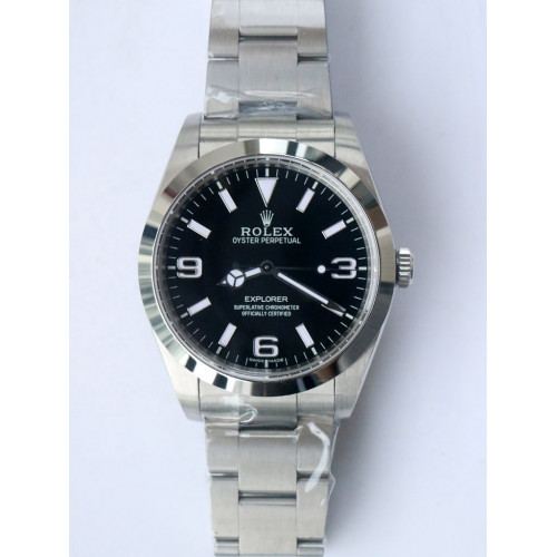 Explorer I 214270 39mm Black Dial New Buckle Bracelet BP A2836 
