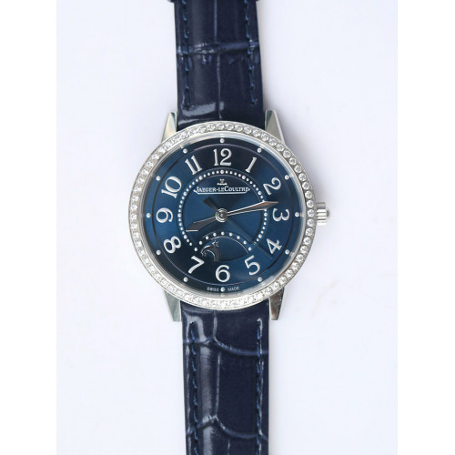 Rendez-Vous Night & Day Blue Dial Leather Strap A898 ZF