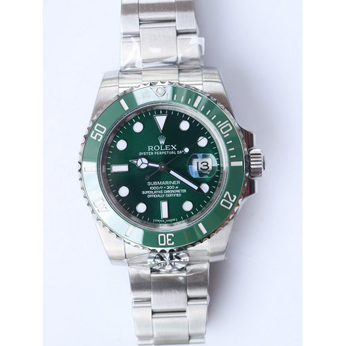 Submariner 116610 LN 904L SS Case Black&Green Ceramic 1:1 Best Edition Bracelet ARF SH3135 V3