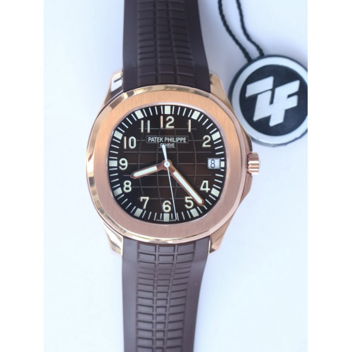 Aquanaut 5167R RG Brown Dial Brown Rubber Strap 324CS Free box ZF