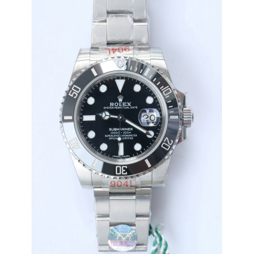 Submariner 116610LN 904L Black Ceramic Black Dial Bracelet A2836 ZZF