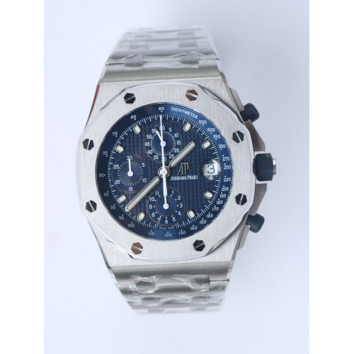 Royal Oak Offshore 25th Anniversary 26237ST Blue Dial Bracelet A7750 JF