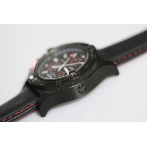 Pilot Chrono IWC388003 Real Ceramic Black/Blue Black Nylon Strap ZF A7750