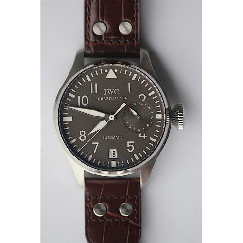 Big Pilot IW5009 Real Power Reserve Grey Dial Brown Leather ZF A51111