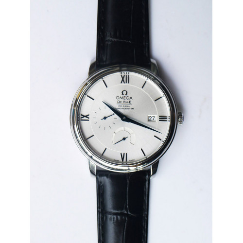 De Ville Prestige Real Power Reserve Blue Markers White Dial Leather MIYOTA 9015 ZF