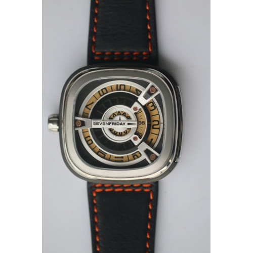 SevenFriday M1-2  Limited Edition Leather SWF Miyota 8215