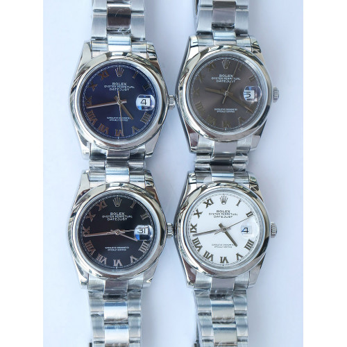 Rolex DateJust 36mm 126200 Domed Bezel Roman Markers *4 Dials* Bracelet A2836 & A2813 BP