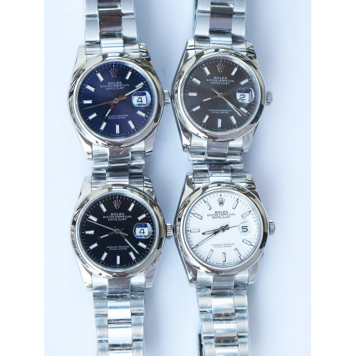 Rolex DateJust 36mm 126200 Domed Bezel Stick Markers *4 Dials* Bracelet A2836 & A2813 BP
