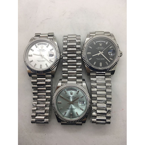 Rolex Day-Date Oyster Fluted Stick Diamond Markers *3 Dials* Bracelet BP A2836