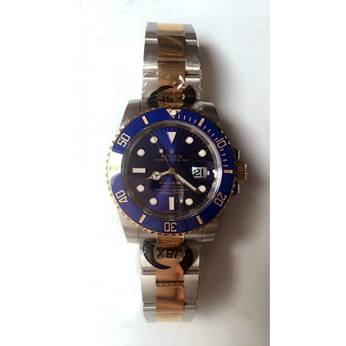 Submariner 116613 LN YG Two Tone Blue Dial Bracelet JF SH3135