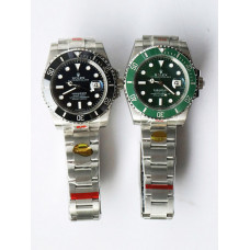 Submariner 116610 LN Ceramic Bezel 904L Black & Green Dial Bracelet A2836 Noob V10