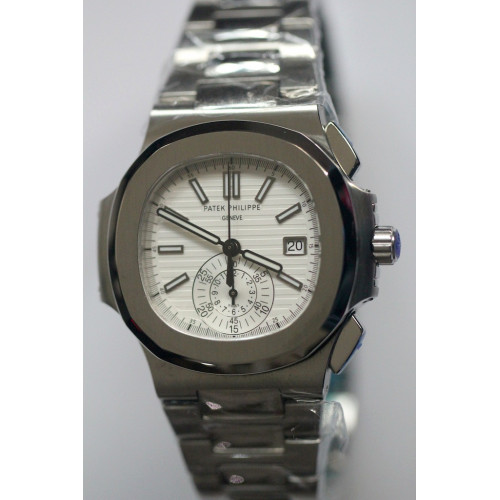 Nautilis Chrono SS/SS White