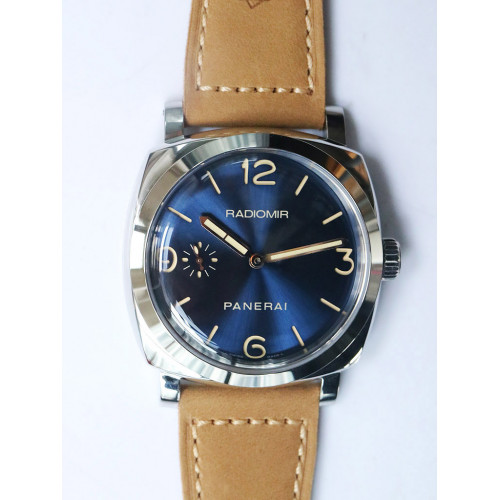 Pam 690 Blue Dial Brown Leather Strap P.3000 Super Clone SF