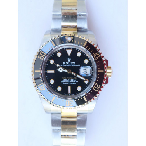 Rolex Sea-Dweller 126603 SS/YG Case Black Dial Two Tone Bracelet A2824 BP