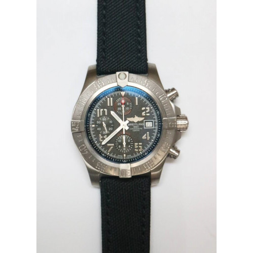 Avenger Chronograph TI Grey Dial Number Nylon Strap ANF Asia 7750