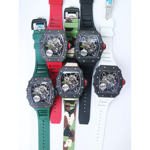 RM035-02 KVF Best Edition Skeleton Dial *5 Colours* Rubber Strap MIYOTA8215 V3