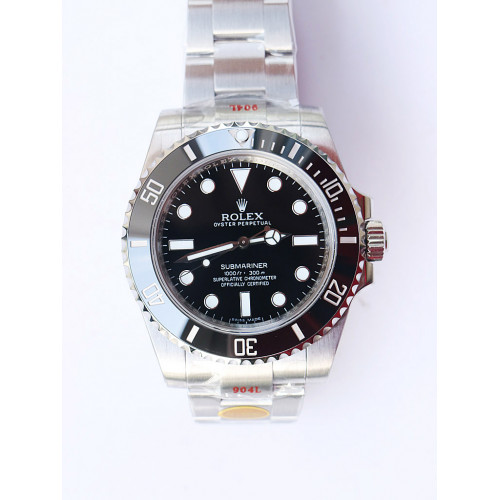 Submariner 114060 No Date 904L Black Ceramic Black Dial Bracelet SA3130 V11