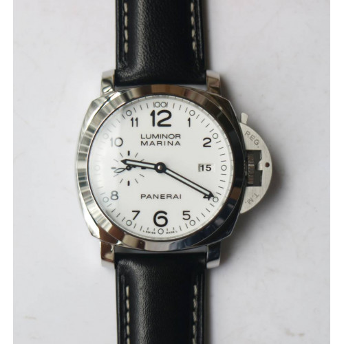 PAM499Q 1:1 Best Edition on Black Leather Strap P.9000 Super Clone VSF