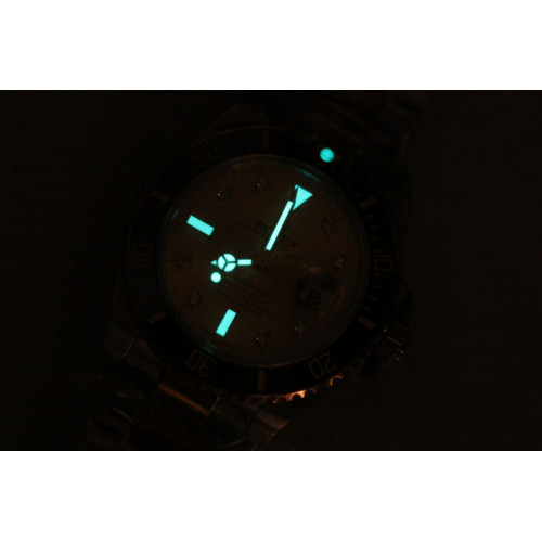 Seamaster Diver 300M Real Ceramic Case Black Dial Rubber Strap A8806 Free Leather Strap VSF