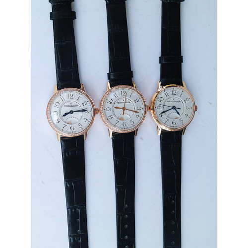 Rendez-Vous Night & Day 29mm RG White Dial Black Leather Strap A967 OXF