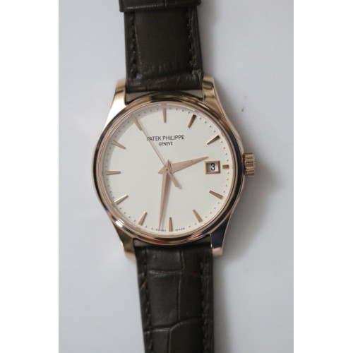 Calatrava 5227 RG White Leather Miyota 9015 "BP"