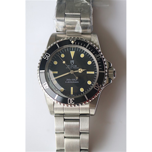 Vintage Tudor Submariner Dot Markers Black Dial Bracelet A2836 *Style 2*