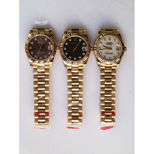 DateJust 31mm 278285 YG Fluted Bezel Diamond Markers *3 MOP Dials* Bracelet BP A2824 & A2813