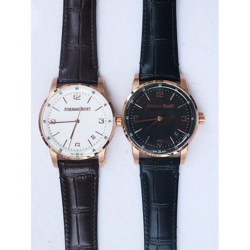 AP CODE 11.59 RG 15210 Black & Blue Dial Leather Strap A4302 OXF