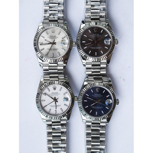 DateJust 31mm 278289 Fluted Bezel Stick Markers *4 Dials* Bracelet BP A2824 & A2813