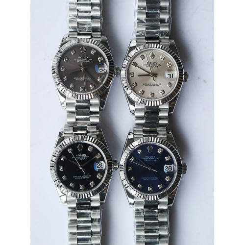 DateJust 31mm 278289 Fluted Bezel Diamond Markers *4 Dials* Bracelet BP A2824 & A2813