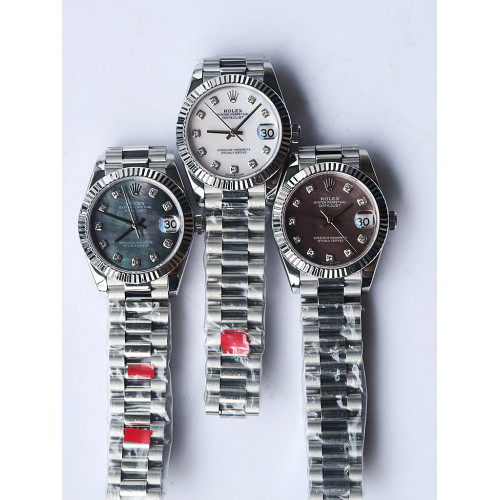 DateJust 31mm 278289 Fluted Bezel Diamond Markers *3 MOP Dials* Bracelet BP A2824 & A2813