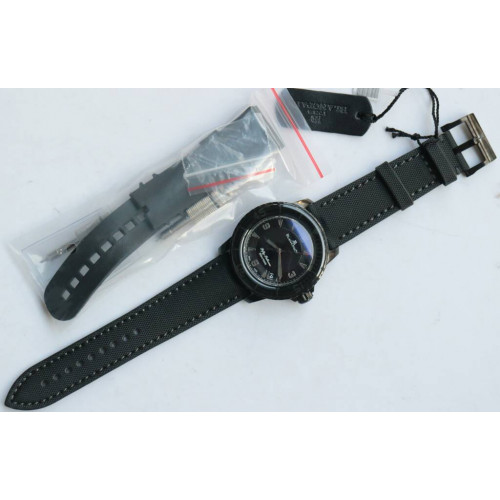 Tangomat Automatic 38.3mm Black & White Dial Leather Strap A23J NSF