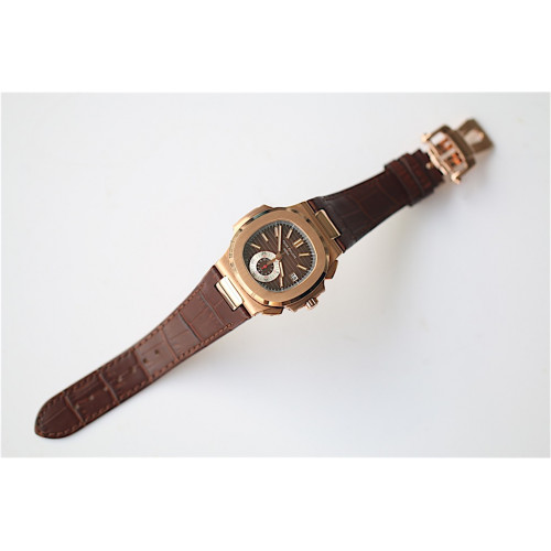 El Primero RG AXF Silver Dial Brown Leather