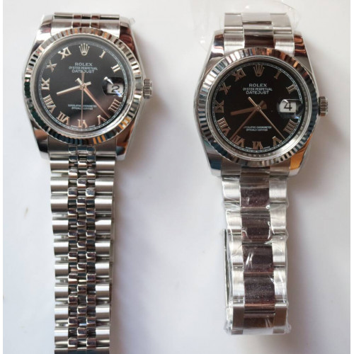 DateJust 36 SS 116234 1:1 Best Edition Black Dial Roman Markers SS  Bracelet ARF SH3135