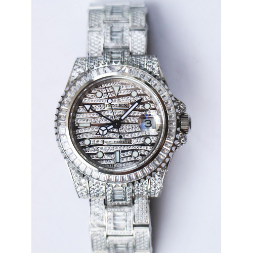 GMT Master II 116769 BRIL Full Diamonds Watch A2836 TWF