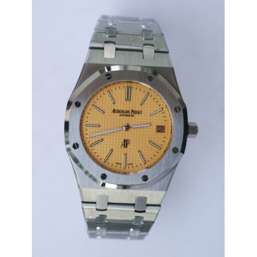 Royal Oak 39mm 15202BC Yellow Textured Dial Bracelet A2121 XF
