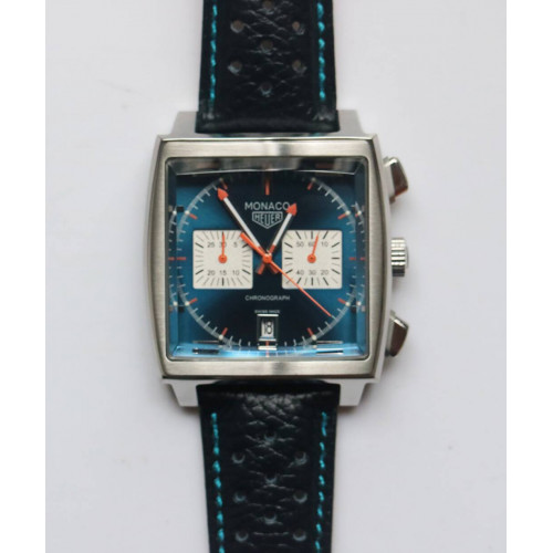 Monaco Classic SS/LE Blue Dial Jap OS20 Quartz Chrono