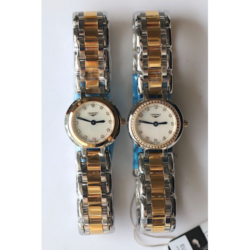 Longines PrimaLuna Two Tone YG MOP Dial Bracelet Quartz