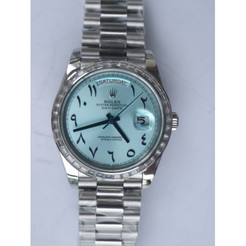 DayDate 40mm Princess Bezel SS/SS Blue/Arab BP A2813