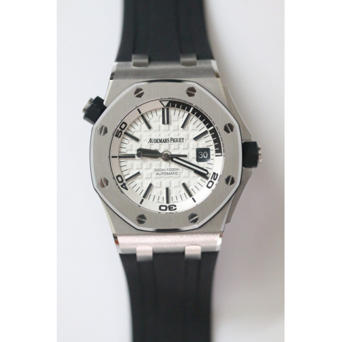 Royal Oak Offshore Diver 2015 White dial Rubber JF A3120