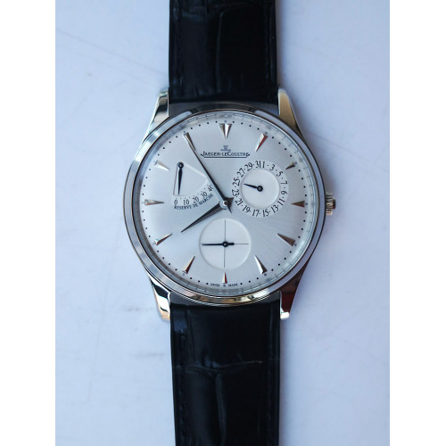 JLC Master Ultra Thin Reserve de Marche Silver Dial Black Leather ZF A938 v3