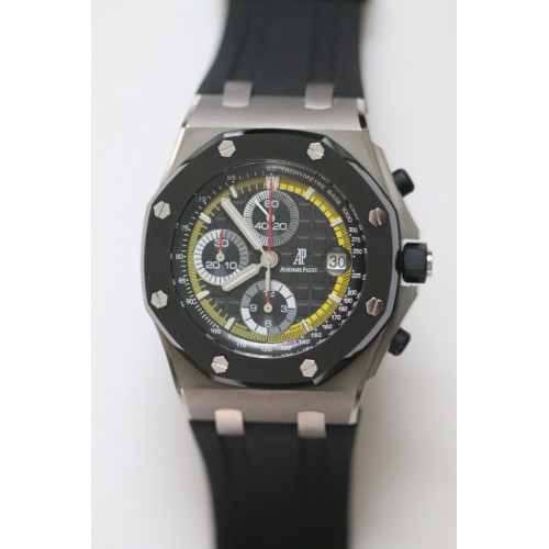 Royal Oak Offshore Sebastien Buemi Titanium Ceramic Bezel Black JF A3126