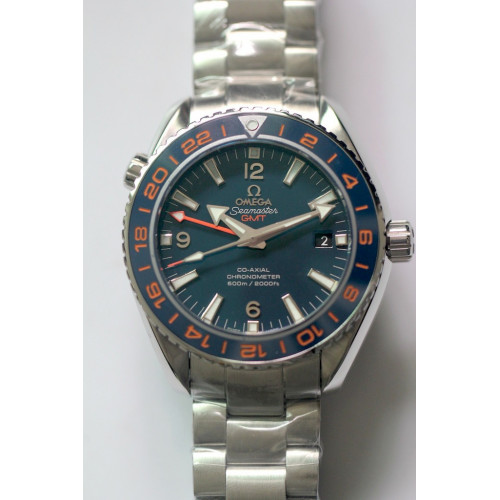 Omega Planet Ocean Ceramic GMT Blue Bracelet BP