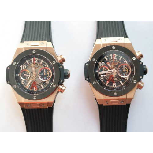 Big Bang Unico 45mm CER/RG/RU Black&Grey V2 Asia 7750 