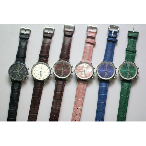 IWC Portuguese Chrono SS/LE Quartz *6 Colors*